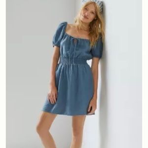 Never worn cloth & stone light blue linen sun dress from Anthropologie size L